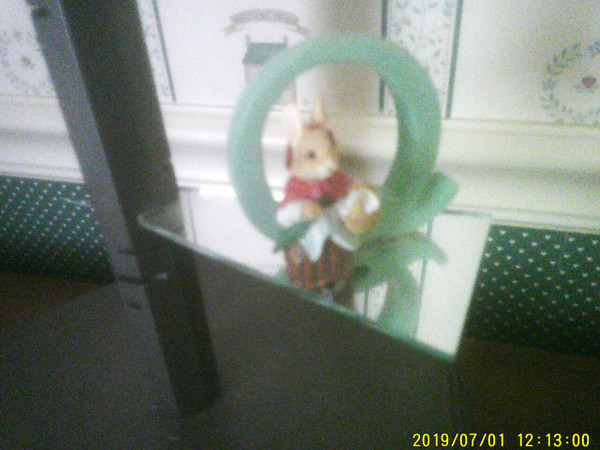 ENESCO=BEATRIX POTTER "Q" MRS. RABBIT LETTER FIGURINE-NEW IN BOX