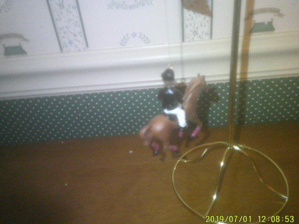 GALLERIE II-2020 LITTLE GIRL RIDER ORNAMENT-NEW