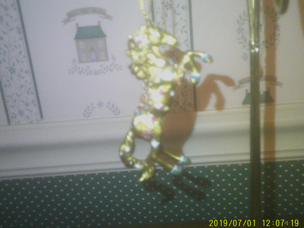 TRAIL OF PAINTED PONIES 2022 ORNAMENT- GOLDEN JEWEL PONY-NEW IN BOX