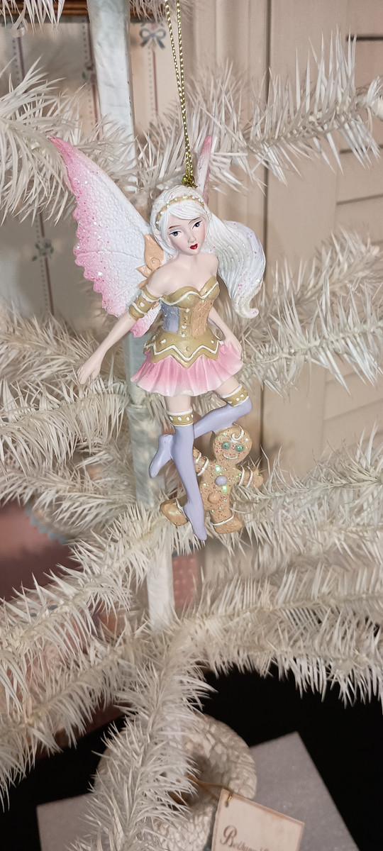 KURT ADLER- 2023- AMY BROWN GINGERBREAD FAIRY ORNAMENT-NEW IN BOX
