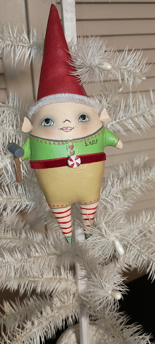 BETHANY LOWE- SANTA'S ELF ORNAMENT BY ROBIN SEEBER-NEW-2024