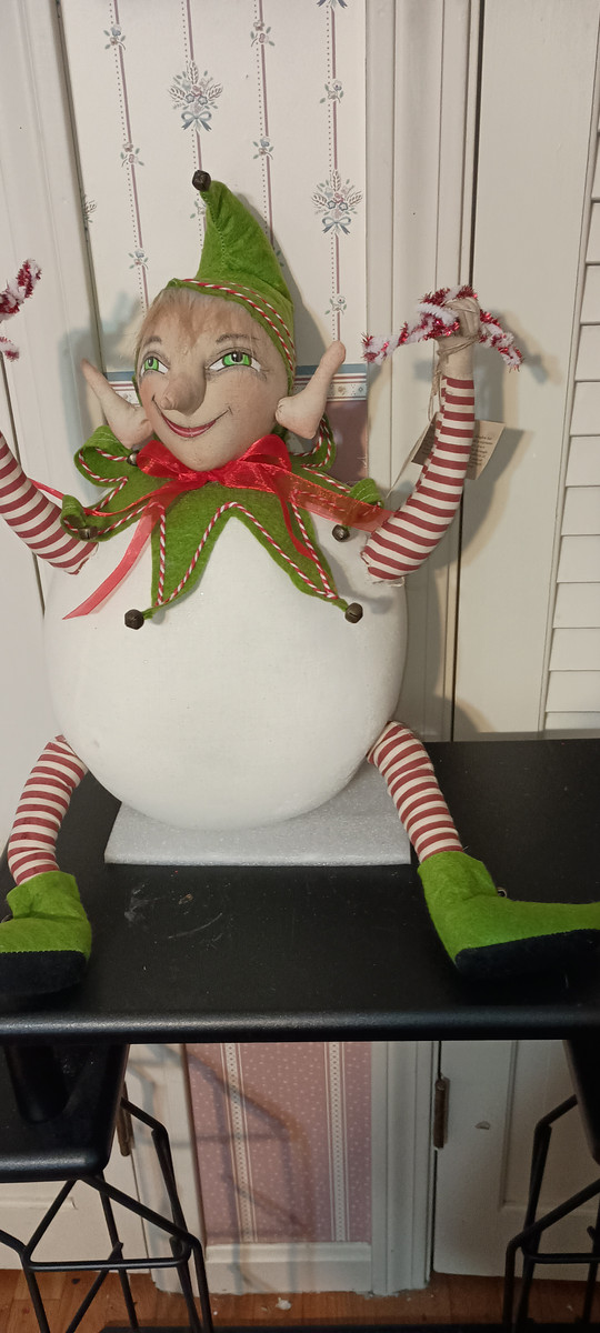 JOE SPENCER-GATHERED TRADITIONS ART DOLL-LOMBARDY ELF-NEW 2022