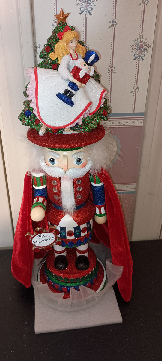 KURT ADLER- HOLLYWOOD 18"H CLARA HAT NUTCRACKER-NEW IN BOX-2025