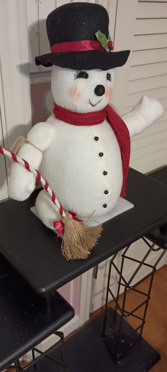 JOE SPENCER-GALLERIE II-GATHERED TRADITIONS ART DOLL- JACKSON SNOWMAN-NEW 2024.
