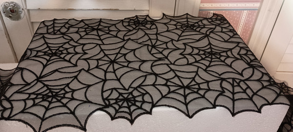 C&F HOME ENTERPRISES- HALLOWEEN-SPIDER WEB RUNNER-NEW 2025