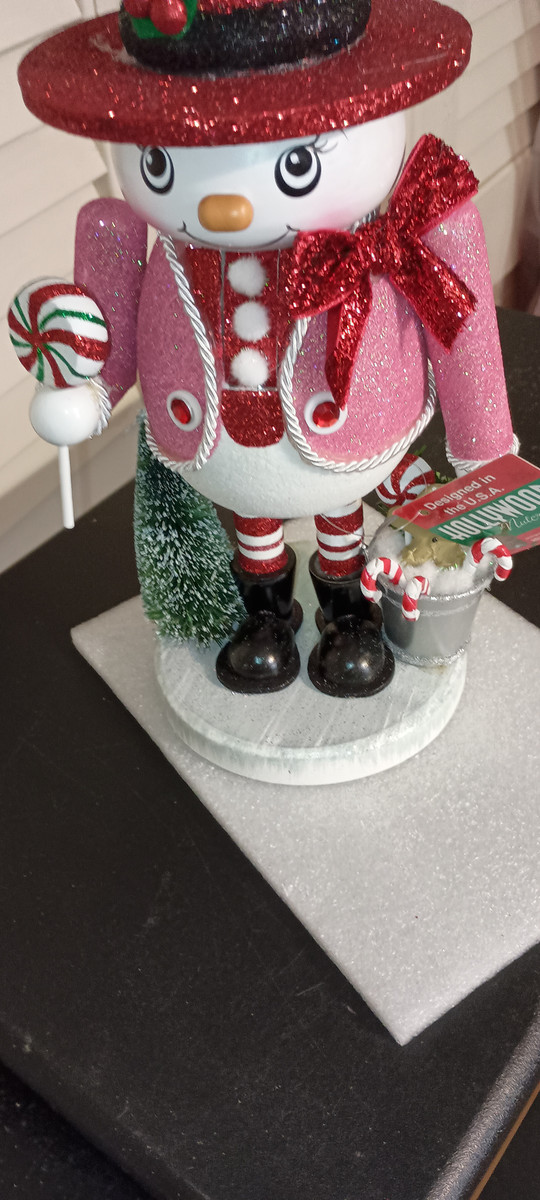 KURT ADLER-2021 HOLLYWOOD CANDY SNOWMAN-NEW IN BOX D NUTCRACKER-