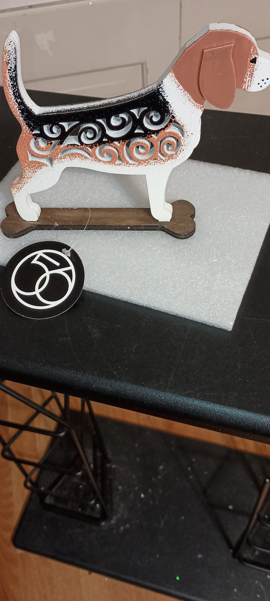 DEPT. 56 FLOURISH- BEAGLE LASER CUT FIGURE-NEW