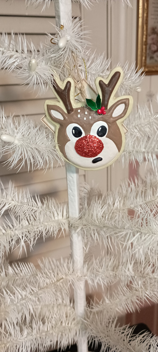 BETHANY LOWE- SWEET TIDINGS CHRISTMAS COOKIE ORNAMENT-REINDEER-NEW
