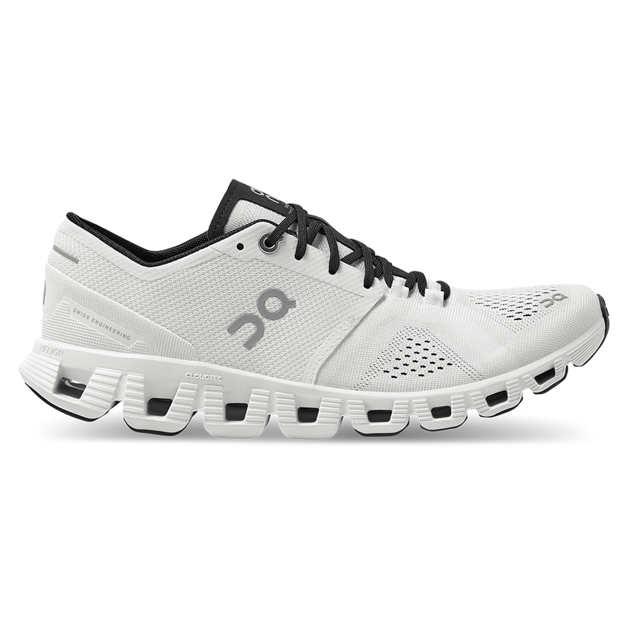 on cloud running shoes black and white