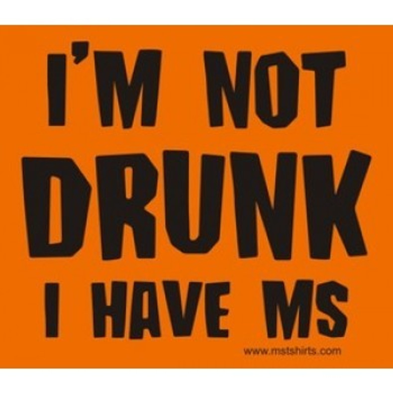 I am Not Drunk MS T-Shirt by MStees-Orange