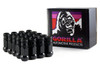 Gorilla 20 Lugnuts 12mm x 1.50 Black Chrome Open End 45038BC-20