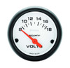 Autometer Phantom 2 1/16in Voltmeter 8-18 Volts 5791