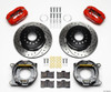 Wilwood Rear Brake Kit 57-62 Corvette Red Caliper 140-11828-DR