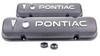 Racing Power Co-Packaged Pontiac Alum V/C Black w/Pontiac Logo R6520