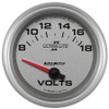 Autometer 2-5/8 U/L II Voltmeter Gauge 8-18volts 7791