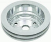 Racing Power Co-Packaged Pol Alum SBC Double Gro ove Pulley R9485POL