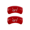 Mgp Caliper Cover 05-10 Mustang Caliper Covers Red 10197SMG2RD