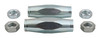Qa1 Adj. Tie Rod Sleeves - 70-81 GM F-Body 5252