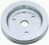 Racing Power Co-Packaged Pol Alum SBC Double Gro ove Pulley R9481POL