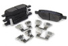 Centric Brake Parts Posi-Quiet Extended Wear Brake Pads with Shims a 106.1033