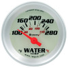 Equus 1-1/2 Dia Water Temp Gauge Silver 100-280 E8162