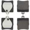 Centric Brake Parts Posi-Quiet Ceramic Brake Pads with Shims and Har 105.0779