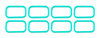 Chevrolet Performance Intake Mnifold Gasket Set 06-07 Z06 Corvette 89017852