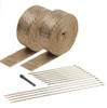 Design Engineering Exhaust and Pipe Wrap Kit Titanium 10095