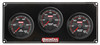 Quickcar Racing Products Redline 3 Gauge Panel OP/WT/WP 69-3016