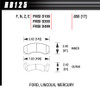 Hawk Brake Brake Pads Blue 9012 Ford HB125E.650