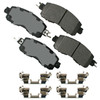 Akebono Brake Corporation ProACT Ultra-Premium Bra ke Pads - Front ACT1650