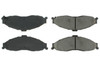 Centric Brake Parts Premium Semi-Metallic Br ake Pads with Shims and 300.0749