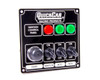 Quickcar Racing Products Ignition Panel Black w/ 2 Acc. and Lights 50-825