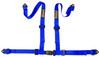 Mastercraft Seat Belt Restraint 2in 4 Point Snap In Blue 114202