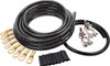 Allstar Performance Battery Cable Kit 4 Ga. 1 Battery All Black ALL76115