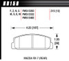 Hawk Brake Street Brake Pads Rear Mazda RX-7 HPS HB158F.515