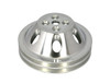 Racing Power Co-Packaged Pol Alum SBC Double Gro ove Pulley R9479POL