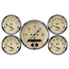 Autometer Antique Beige Gauge Kit w/GPS Speedo 1850
