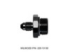 Wilwood Fitting M/C 11/16-20 -3 AN Compact Remote Resv. 220-13130