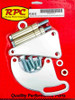 Racing Power Co-Packaged BBC Saginaw Power Steer Bracket Lwp Chrome R3832