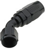 Fragola Hose Fitting #12 45 Deg Pro-Flow Black 224512-BL