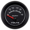 Autometer 2-1/16 ES Voltmeter Gauge - 8-18 5992