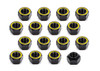 Kluhsman Racing Products Lugnut 20Pk 5/8-11 Alum Refl Yellow KRC-8211