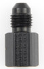 Fragola Gauge Adapter Fitting #3 x 1/8 FPT Str Black 495020-BL
