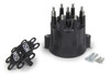 Msd Ignition Distributor Cap and Ret- Chevy V8 HEI- Black 84333