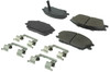 Centric Brake Parts Posi-Quiet Semi-Metallic Brake Pads with Hardwar 104.044
