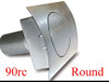 Hagan Street Rod Necessities Round Fuel Door Curved Surfaces 90RC