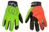 Alpha Gloves Standard Mechanic Flo Green Large AG02-04-L