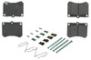 Centric Brake Parts Posi-Quiet Semi-Metallic Brake Pads with Hardwar 104.0473