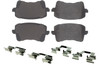 Centric Brake Parts Posi-Quiet Semi-Metallic Brake Pads with Hardwar 104.13861